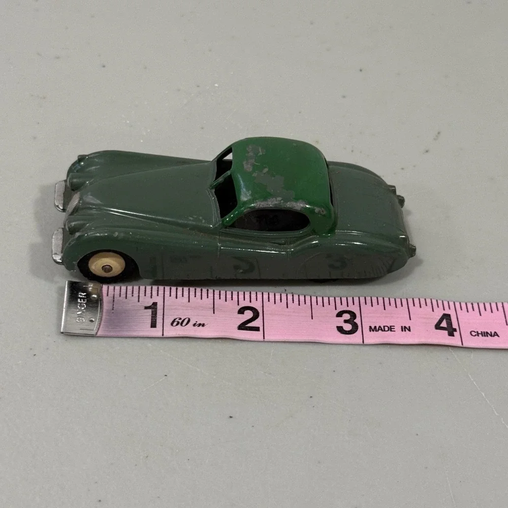 Vintage Dinky Toys Jaguar XK120 Green Diecast Car 157 Meccano Ltd England